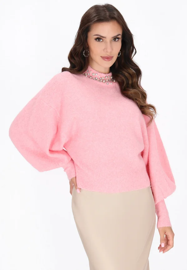 Strickpullover - rose