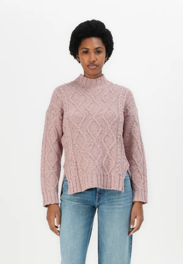 Strickpullover - rose/pink lavender/light gold