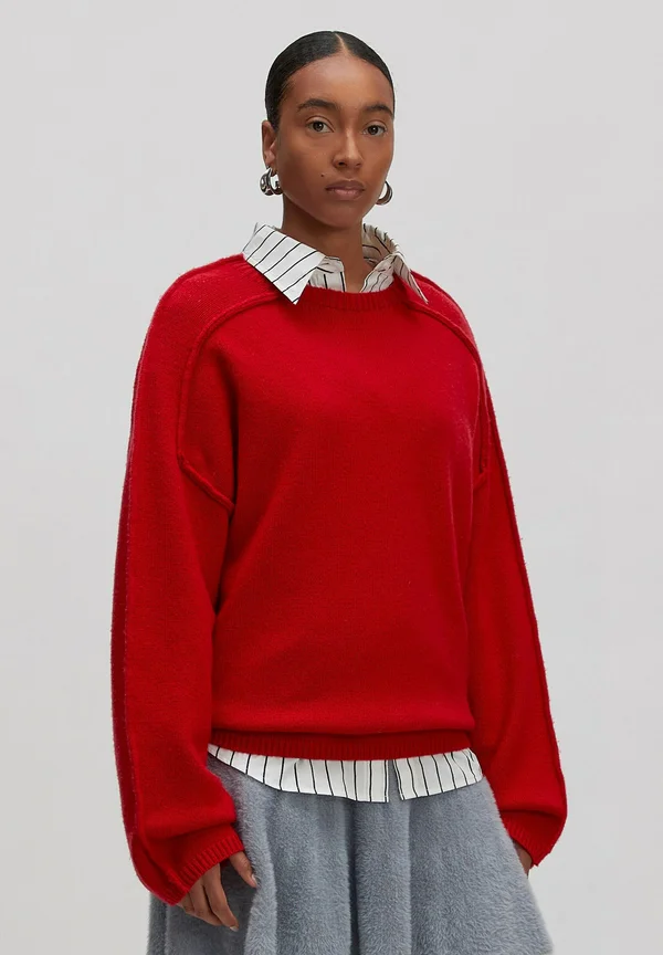 Strickpullover - rot