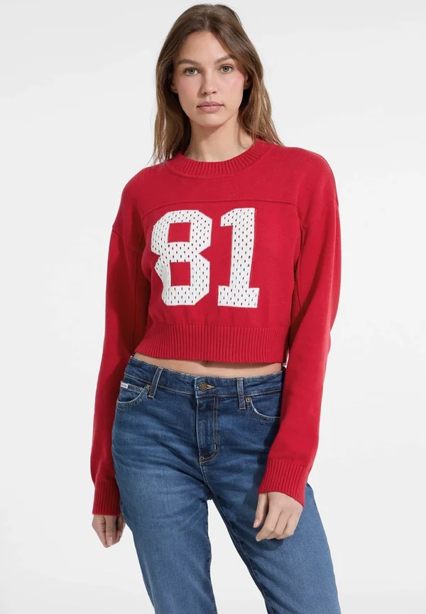 Strickpullover - rot