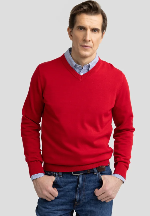Strickpullover - rot