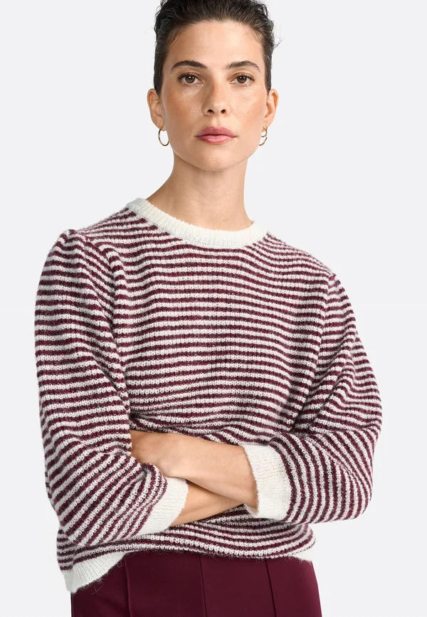Strickpullover - ruby glow