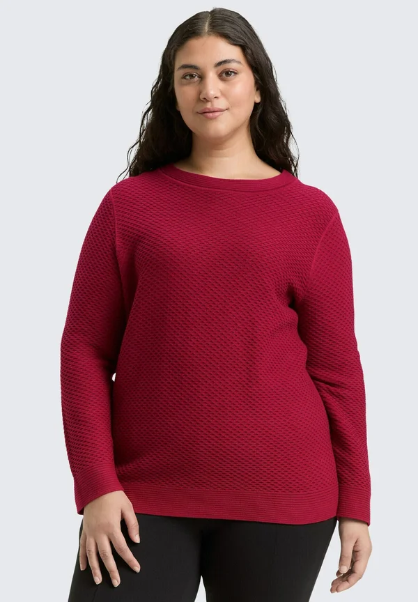 Strickpullover - rumba red