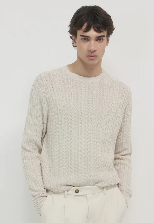 Strickpullover - sabbia