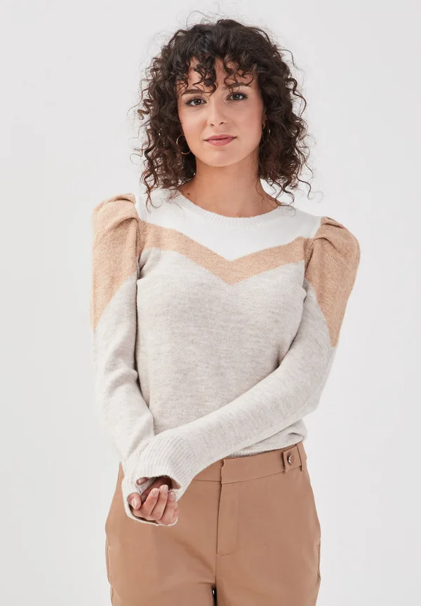Strickpullover - sable