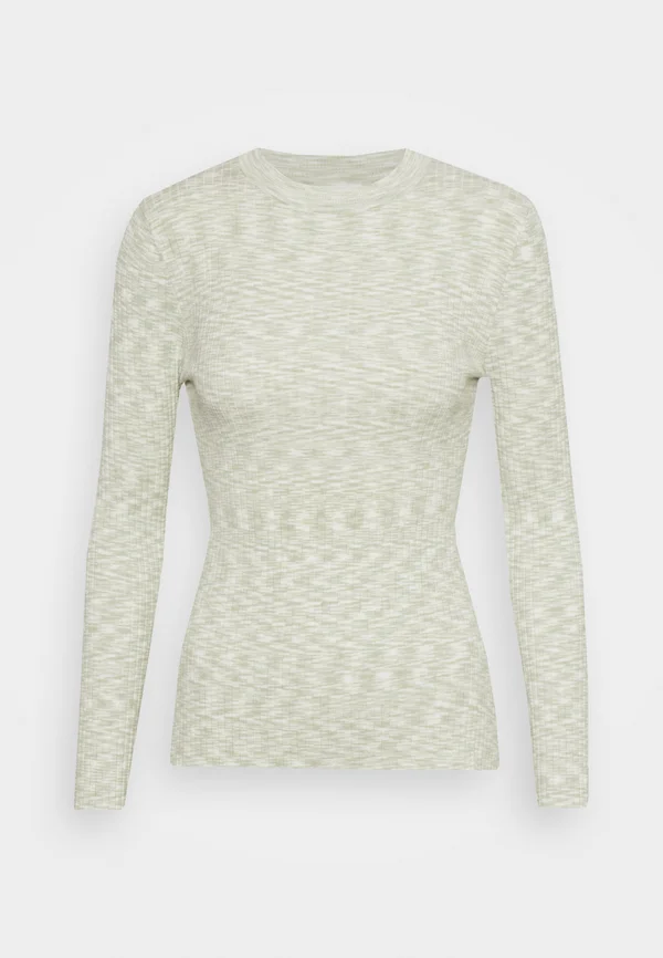 Strickpullover - salbeigrün