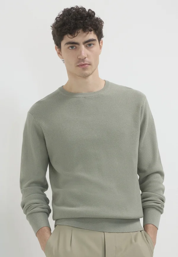 Strickpullover - salvia