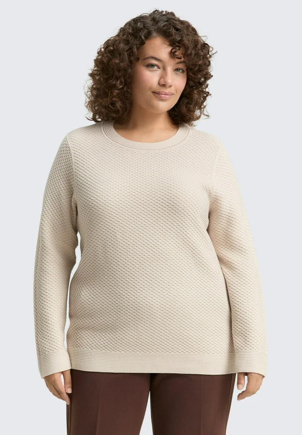 Strickpullover - sand stone beige