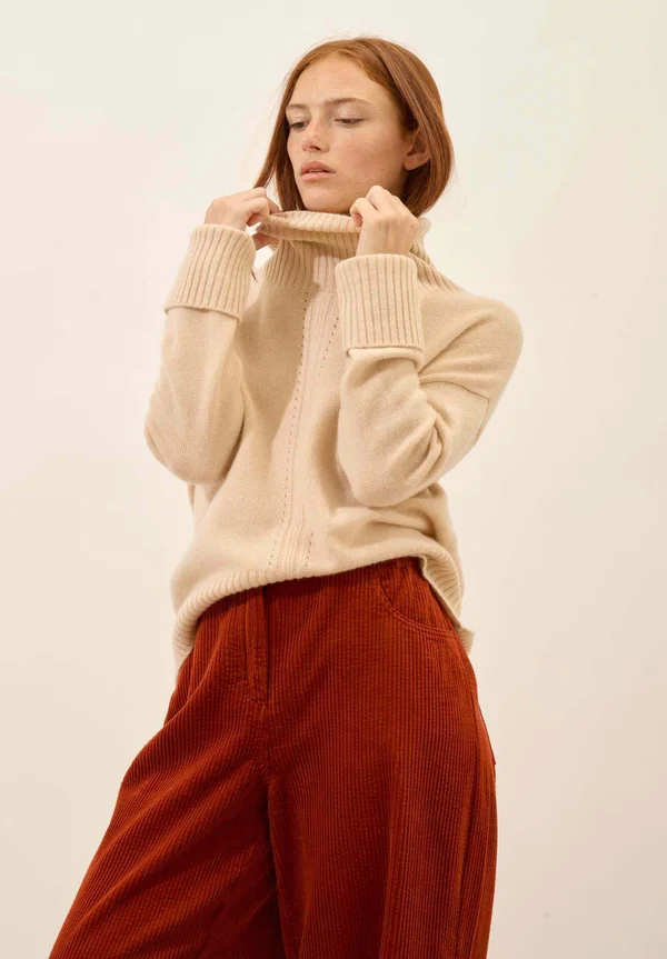 Strickpullover - sand