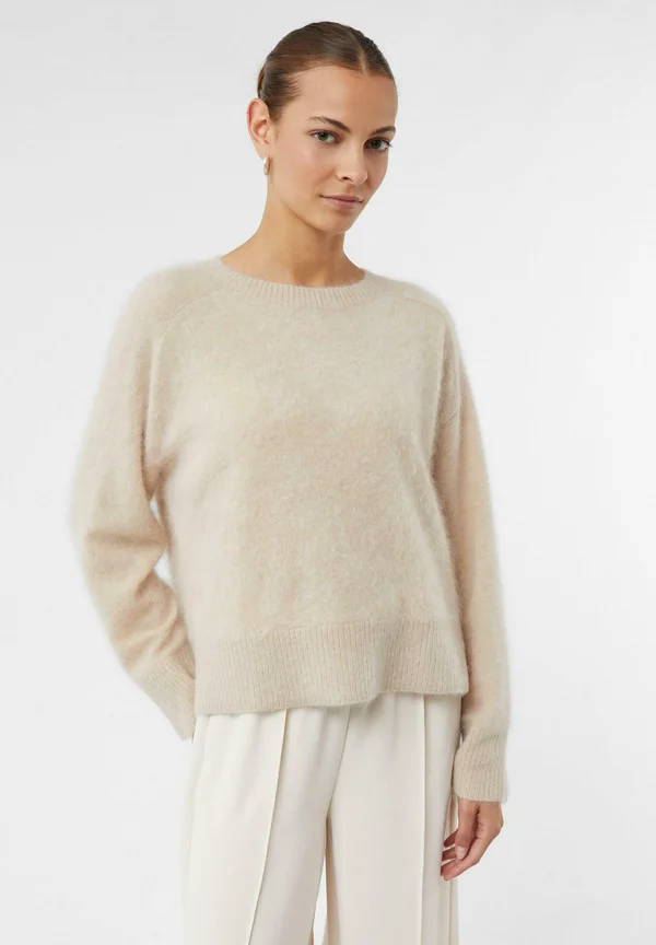 Strickpullover - sandfarben