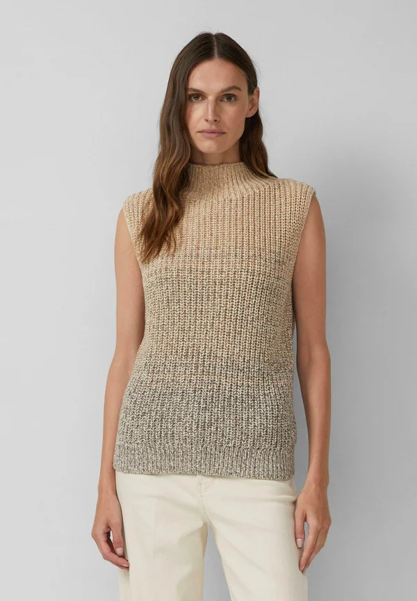 Strickpullover - sandstein
