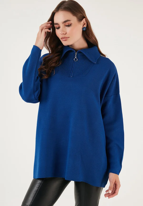 Strickpullover - saxe blue