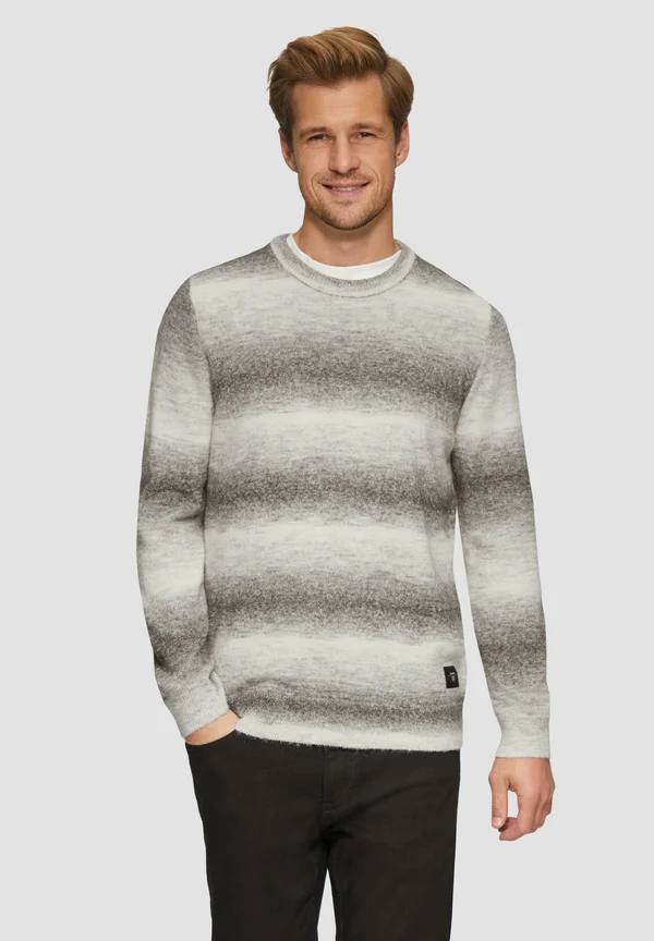 Strickpullover - schiefergrau