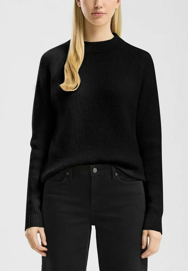 Strickpullover - schwarz