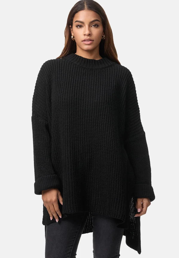 Strickpullover - schwarz