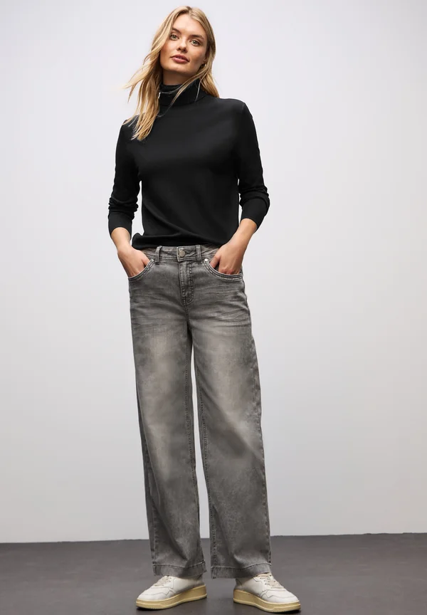 Strickpullover - schwarz