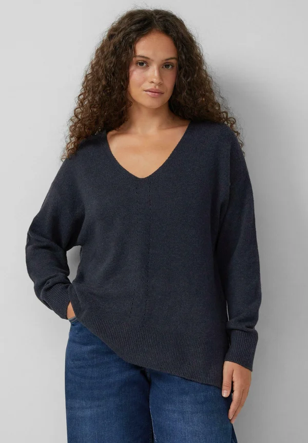 Strickpullover - schwarz