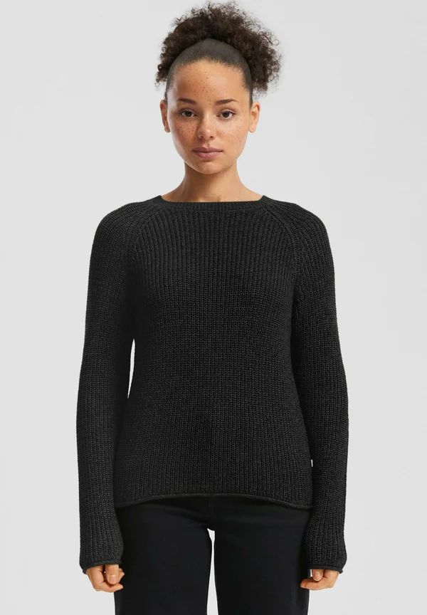 Strickpullover - schwarz