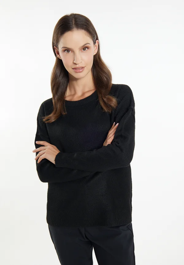 Strickpullover - schwarz