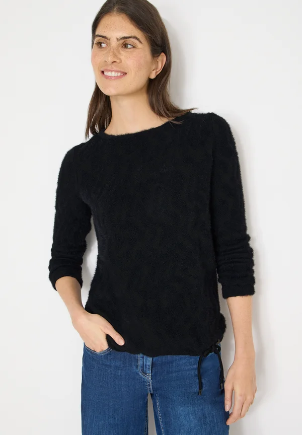 Strickpullover - schwarz