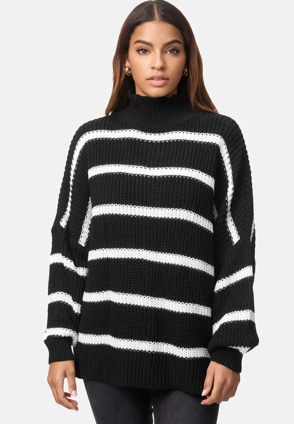 Strickpullover - schwarz