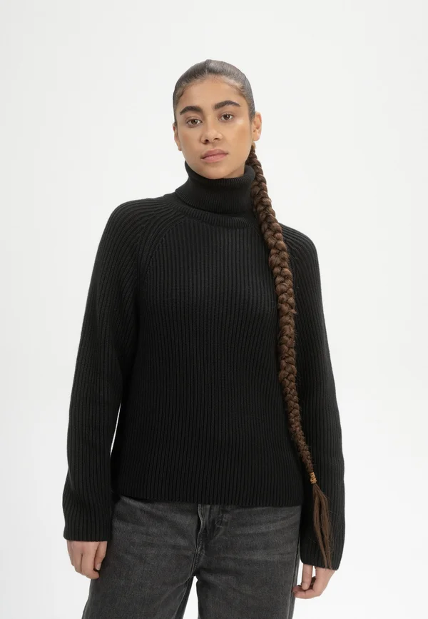 Strickpullover - schwarz