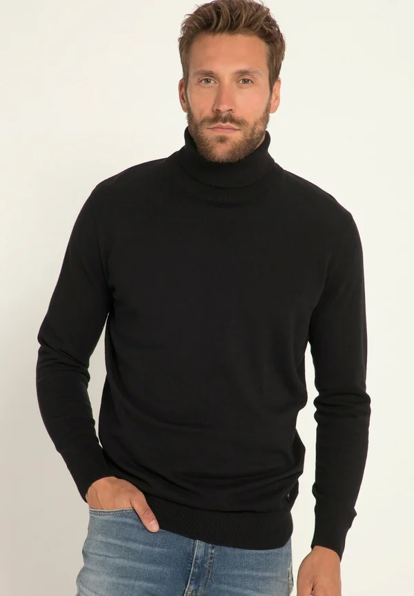 Strickpullover - schwarz