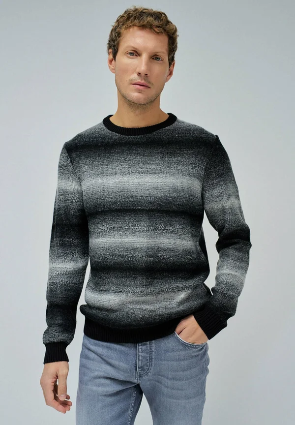 Strickpullover - schwarz