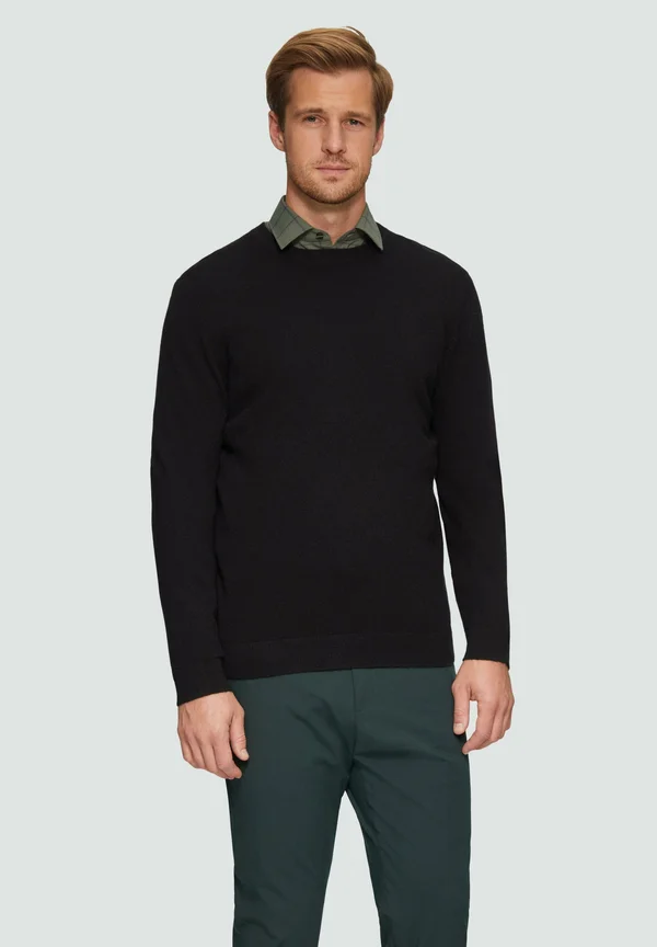 Strickpullover - schwarz