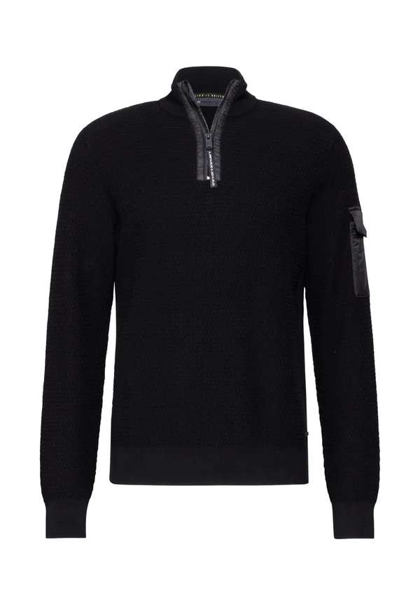Strickpullover - schwarz