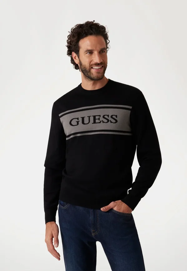 Strickpullover - schwarz