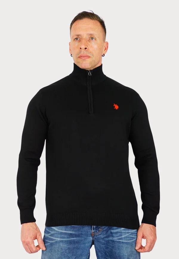 Strickpullover - schwarz