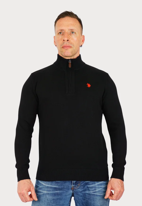 Strickpullover - schwarz