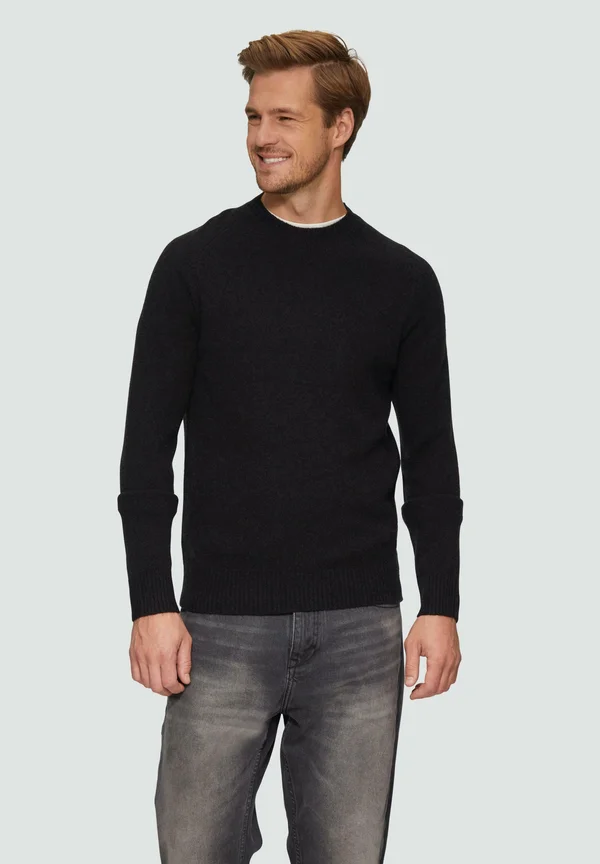 Strickpullover - schwarz