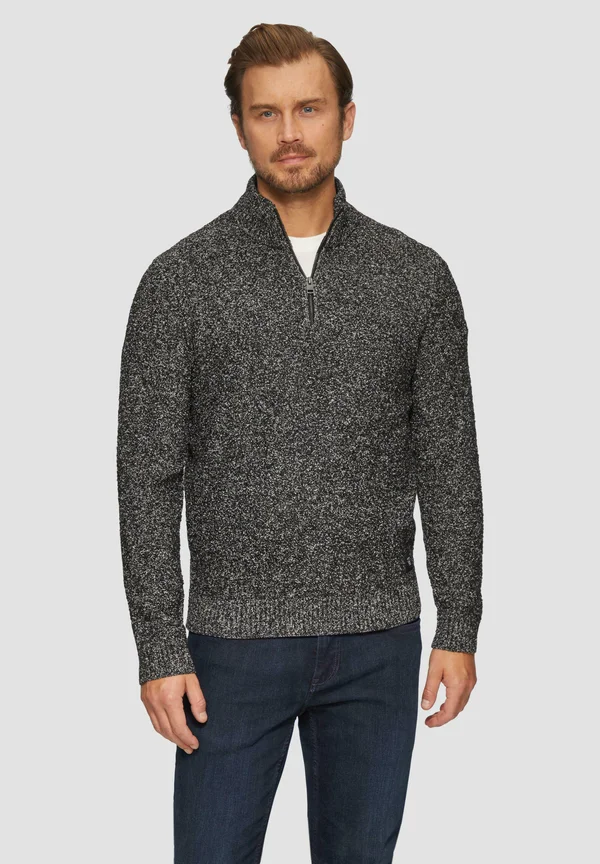 Strickpullover - schwarz