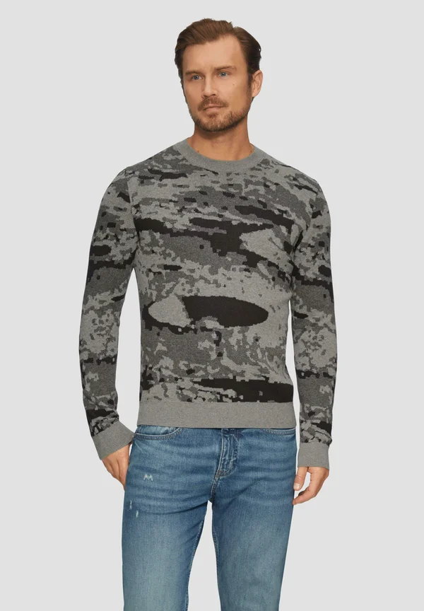 Strickpullover - schwarz
