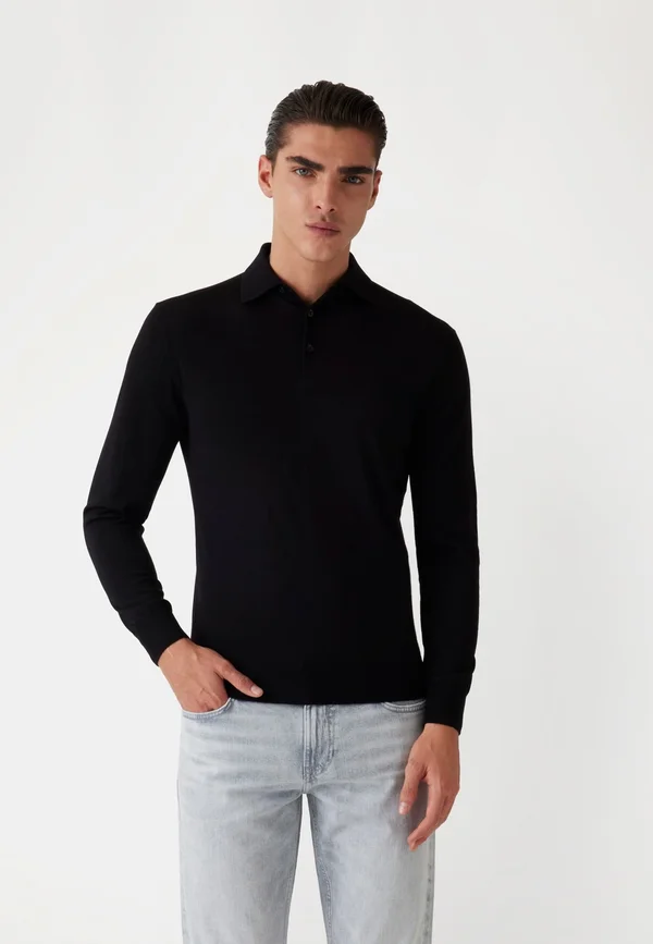 Strickpullover - schwarz