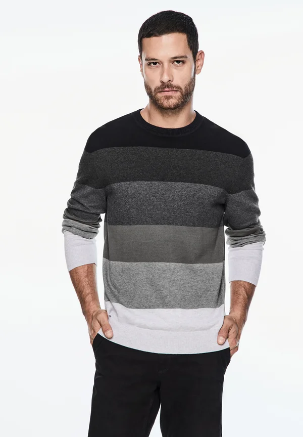 Strickpullover - schwarz