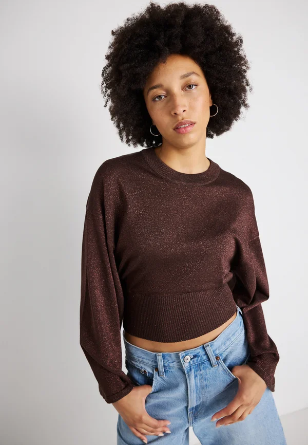 Strickpullover - seal brown