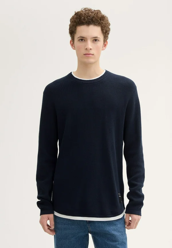 Strickpullover - sky captain blue