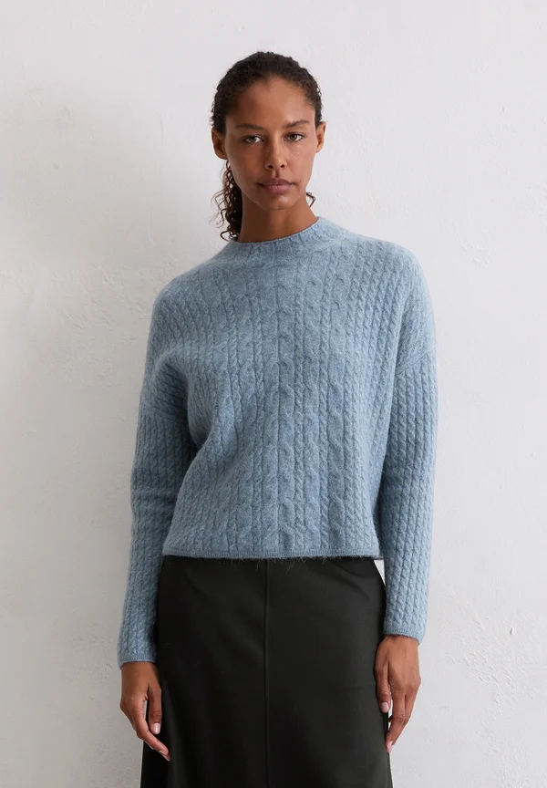 Strickpullover - slate blue