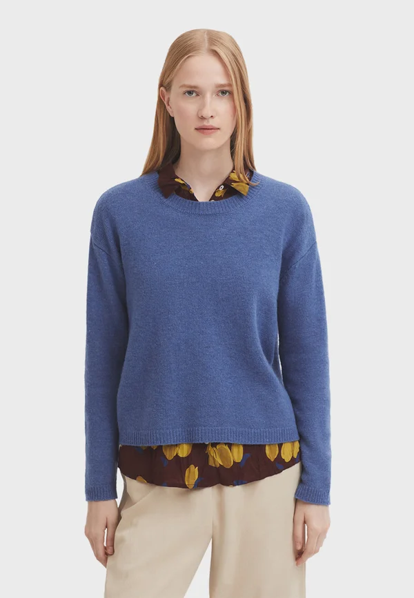 Strickpullover - smokey blue