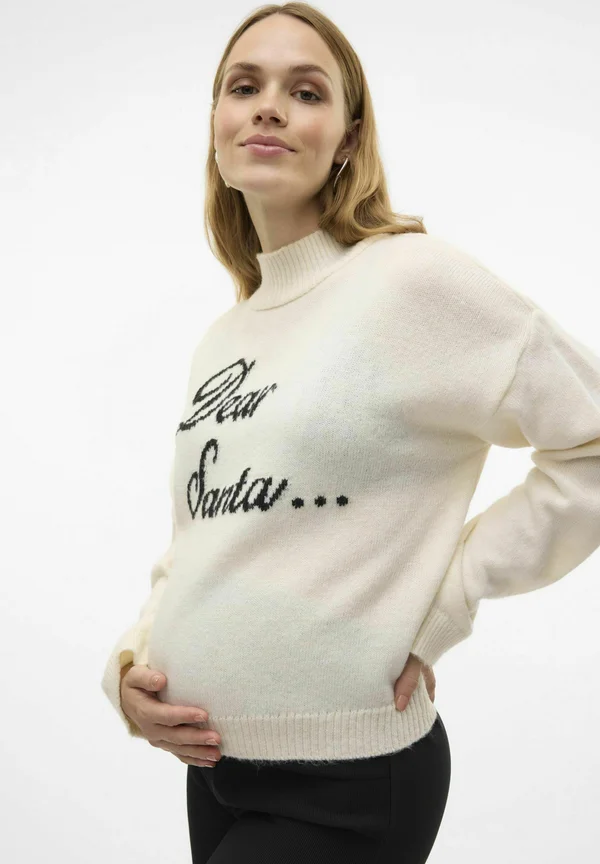 Strickpullover - snow white