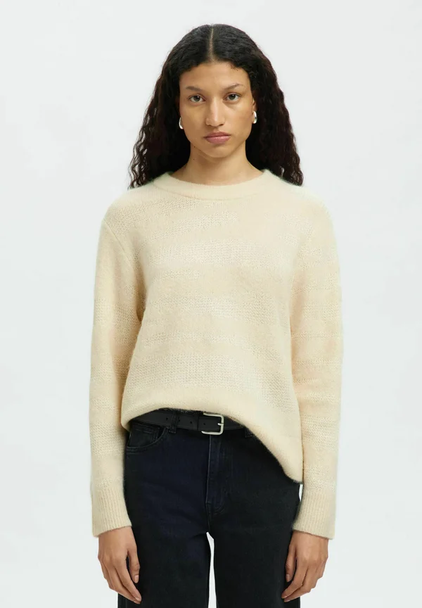 Strickpullover - snow white