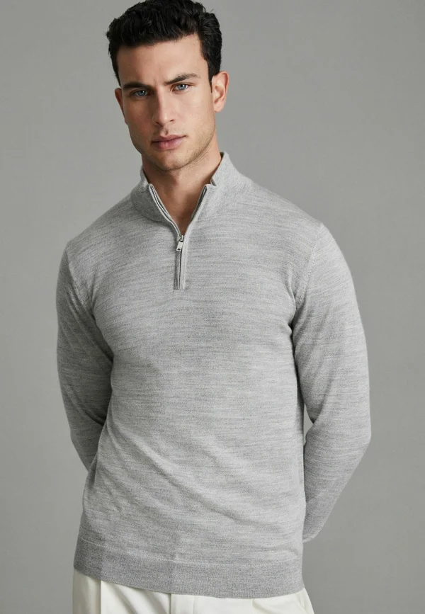 Strickpullover - soft grey mouline