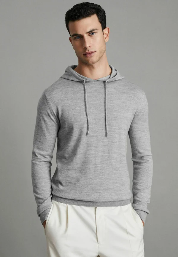 Strickpullover - soft grey mouline