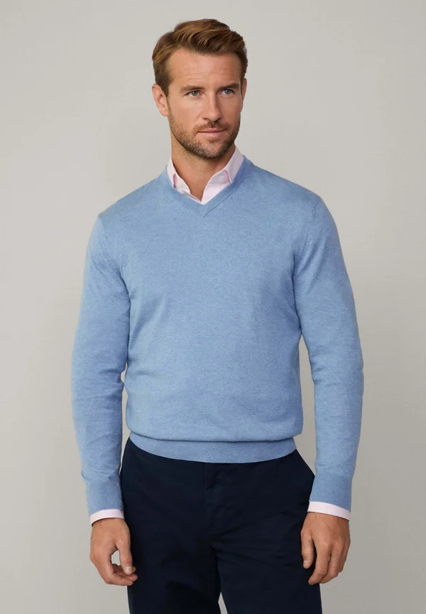 Strickpullover - spa blue