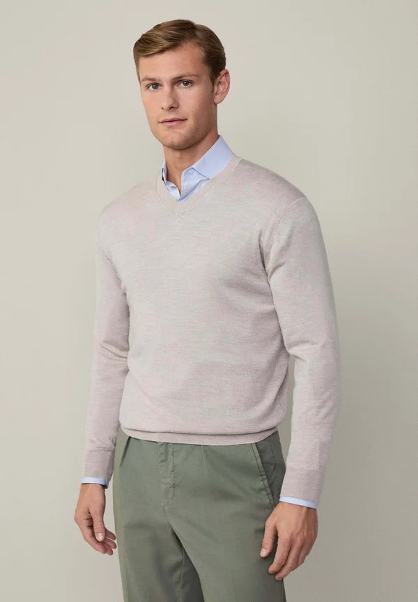 Strickpullover - stone beige