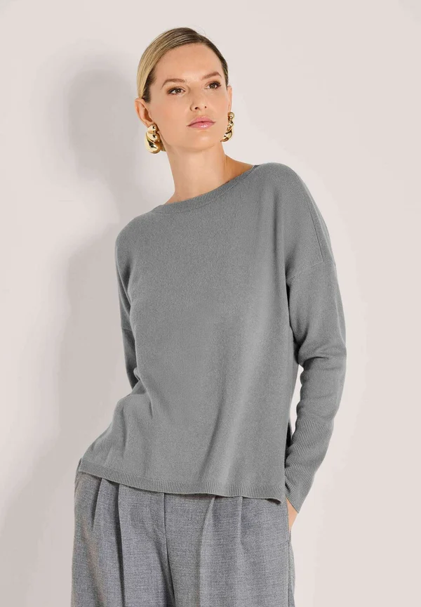 Strickpullover - stone grey   melange