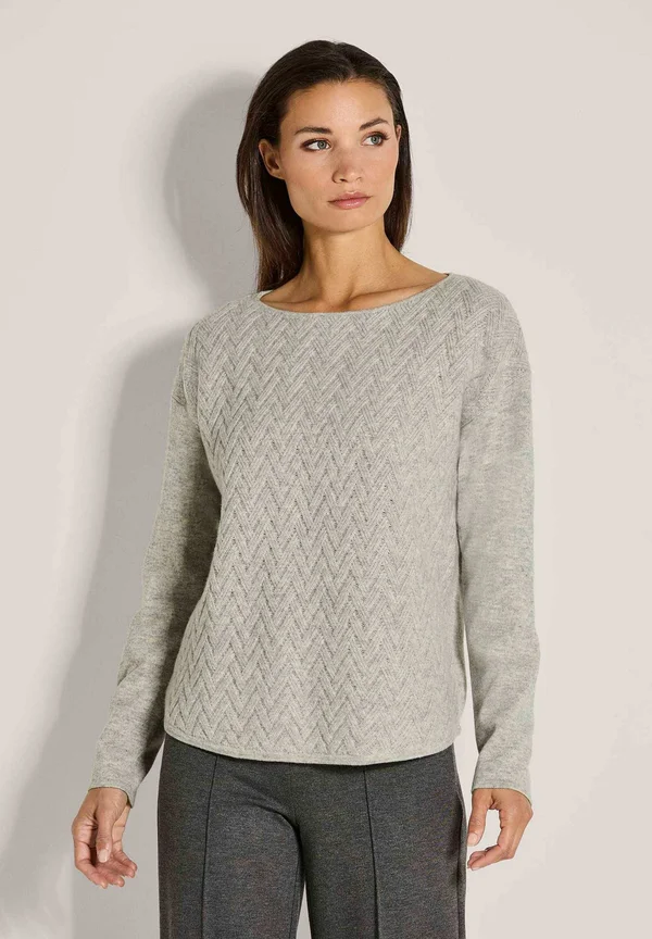 Strickpullover - stone grey   melange